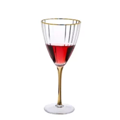 Brand new π Classic Touch Set Of 6 Straight Line Textured Water Glasses With Vivid Gold Tone Stem And Rim Clear 𧨠7 Brand new π Classic Touch Set Of 6 Straight Line Textured Water Glasses With Vivid Gold Tone Stem And Rim Clear 𧨠-Deals Touch Store unnamed file 148