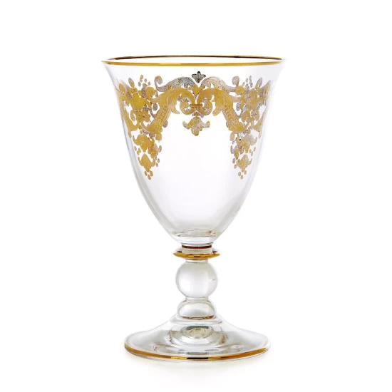Outlet π Classic Touch Water Glasses With 24k Gold Artwork - Set Of 6 βοΈ 4 Outlet π Classic Touch Water Glasses With 24k Gold Artwork - Set Of 6 βοΈ - Image 2