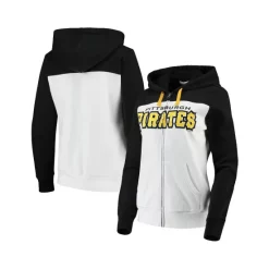 Best deal 🧨 Touch 👩 Women's By Alyssa Milano White Pittsburgh Pirates Scrimmage Full-Zip Hoodie ✔️ -Deals Touch Store unnamed file 230