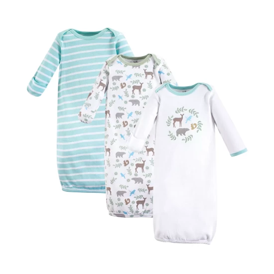 Discount π₯° Touched By Nature Unisex Baby Gown 3Pack 0-6 Months Rosebud π― 5 Discount π₯° Touched By Nature Unisex Baby Gown 3Pack 0-6 Months Rosebud π― - Image 3