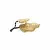 Deals 🌟 Classic Touch 2 Tier Gold Leaf Shaped Dish With Engraved Vein Design 😍