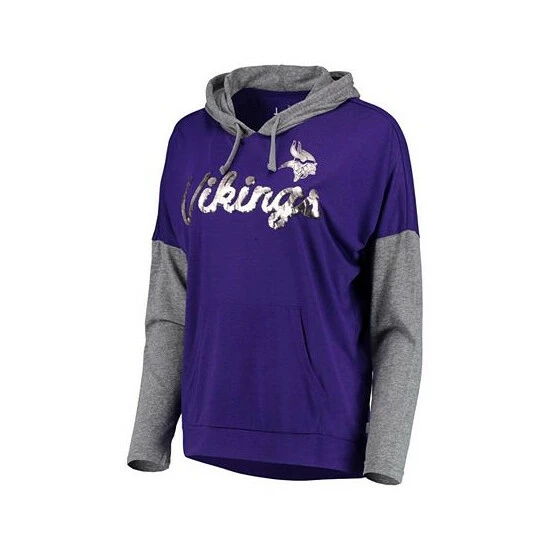 Buy π€© Touch By Alyssa Milano π© Women's Purple, Gray Minnesota Vikings Without Limits Pullover Hoodie βοΈ 5 Buy π€© Touch By Alyssa Milano π© Women's Purple, Gray Minnesota Vikings Without Limits Pullover Hoodie βοΈ - Image 3
