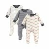 Wholesale 🔥 Touched By Nature Organic Cotton Sleep And Play, 3-Pack, 0-9 Months Tulip ✨
