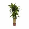 Budget ❤️ Nearly Natural 4' Corn Stalk Dracaena Real Touch Plant Green 🛒 -Deals Touch Store unnamed file 470