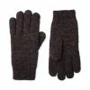 Best Sale 👍 Isotoner Signature 👩 Women's Recycled Knit Touchscreen Gloves Dark Charcoal 💯