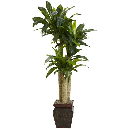 Outlet π Nearly Natural 4.5' Cornstalk Dracaena Real Touch Artificial Plant In Vase Green β 3 Outlet π Nearly Natural 4.5' Cornstalk Dracaena Real Touch Artificial Plant In Vase Green β
