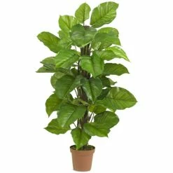 Cheap 🛒 Nearly Natural 52 Large Leaf Philodendron Real Touch Plant Green ❤️