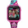 Deals 👏 Accutime Kid's OMG Multicolored Silicone Touchscreen Smart ⌚ Watch 46x41mm Pink 🔥