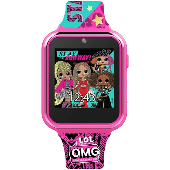 Deals 👏 Accutime Kid's OMG Multicolored Silicone Touchscreen Smart ⌚ Watch 46x41mm Pink 🔥 2 Deals 👏 Accutime Kid's OMG Multicolored Silicone Touchscreen Smart ⌚ Watch 46x41mm Pink 🔥