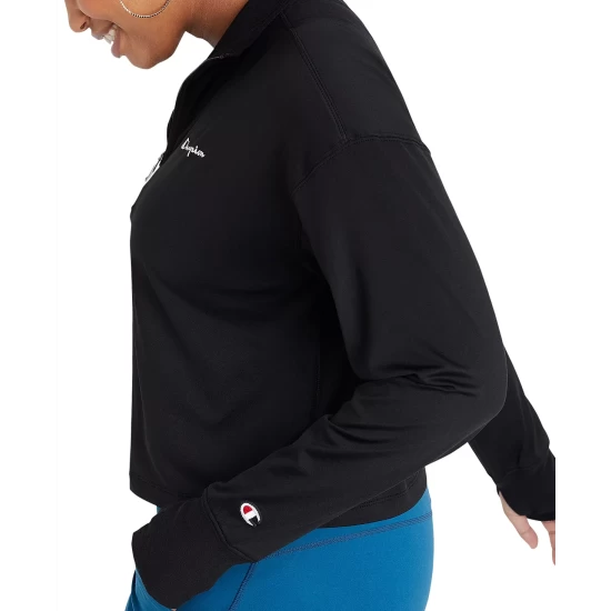 Brand new โญ Champion ๐ฉ Women's Soft Touch Quarter-Zip Top Black ๐ 6 Brand new โญ Champion ๐ฉ Women's Soft Touch Quarter-Zip Top Black ๐ - Image 4