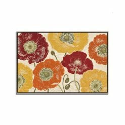 New 🥰 Tangletown Fine Art A Poppy's Touch I Spice By Daphne Brissonnet Fine Art Giclee Print On Gallery Wrap Canvas, 47 X 32 Multi 😍