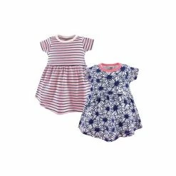 Best Sale 🌟 Touched By Nature Organic Cotton 👗 Dress, 2-Pack, 2T-5T Flower ⌛ -Deals Touch Store unnamed file 653