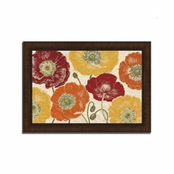 Outlet 🤩 Tangletown Fine Art A Poppy's Touch I Spice By Daphne Brissonnet Framed Painting Print, 42 X 30 Multi 🌟