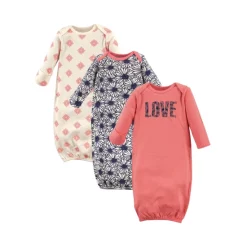 Best reviews of 🛒 Touched By Nature Organic Cotton Sleep Gown, 3-Pack, 0-6 Months Love 👍 -Deals Touch Store unnamed file 76